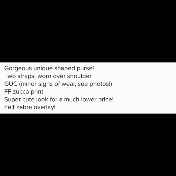 Zucca Zebra Print purse - Picture 7 of 7